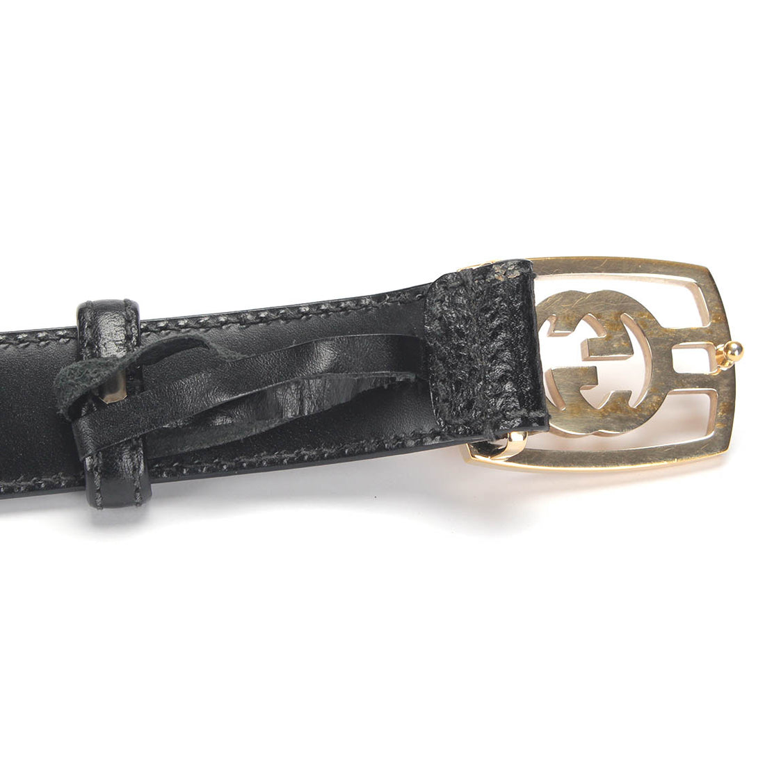 Interlocking G Leather Belt 480199