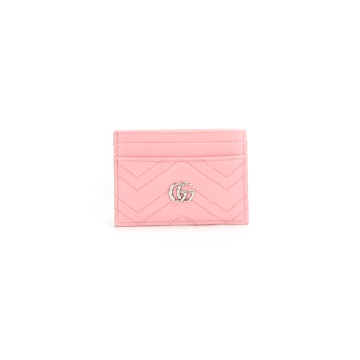 GG Marmont Leather Card Case 443127