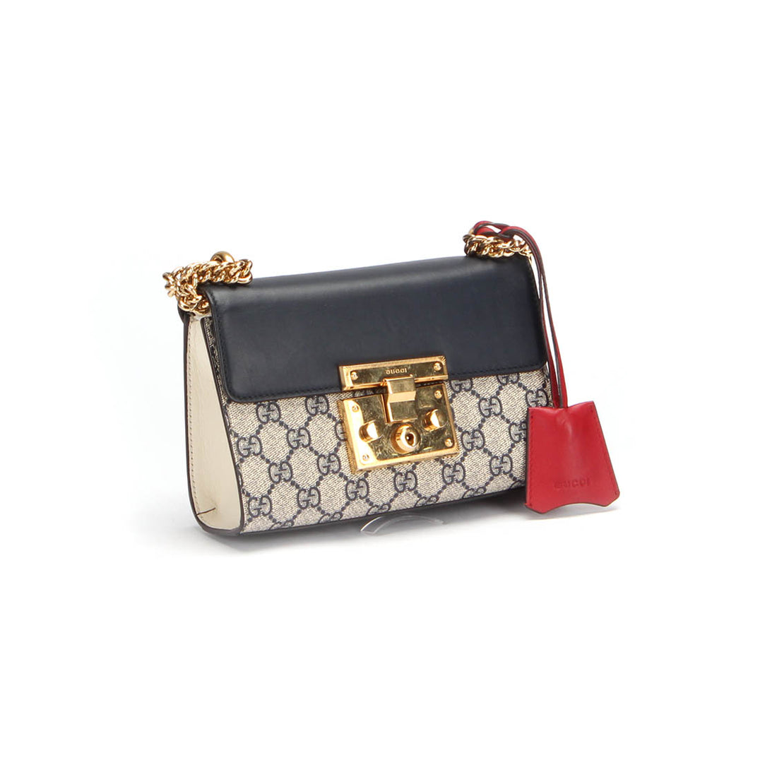 Small GG Supreme Padlock Shoulder Bag 409487