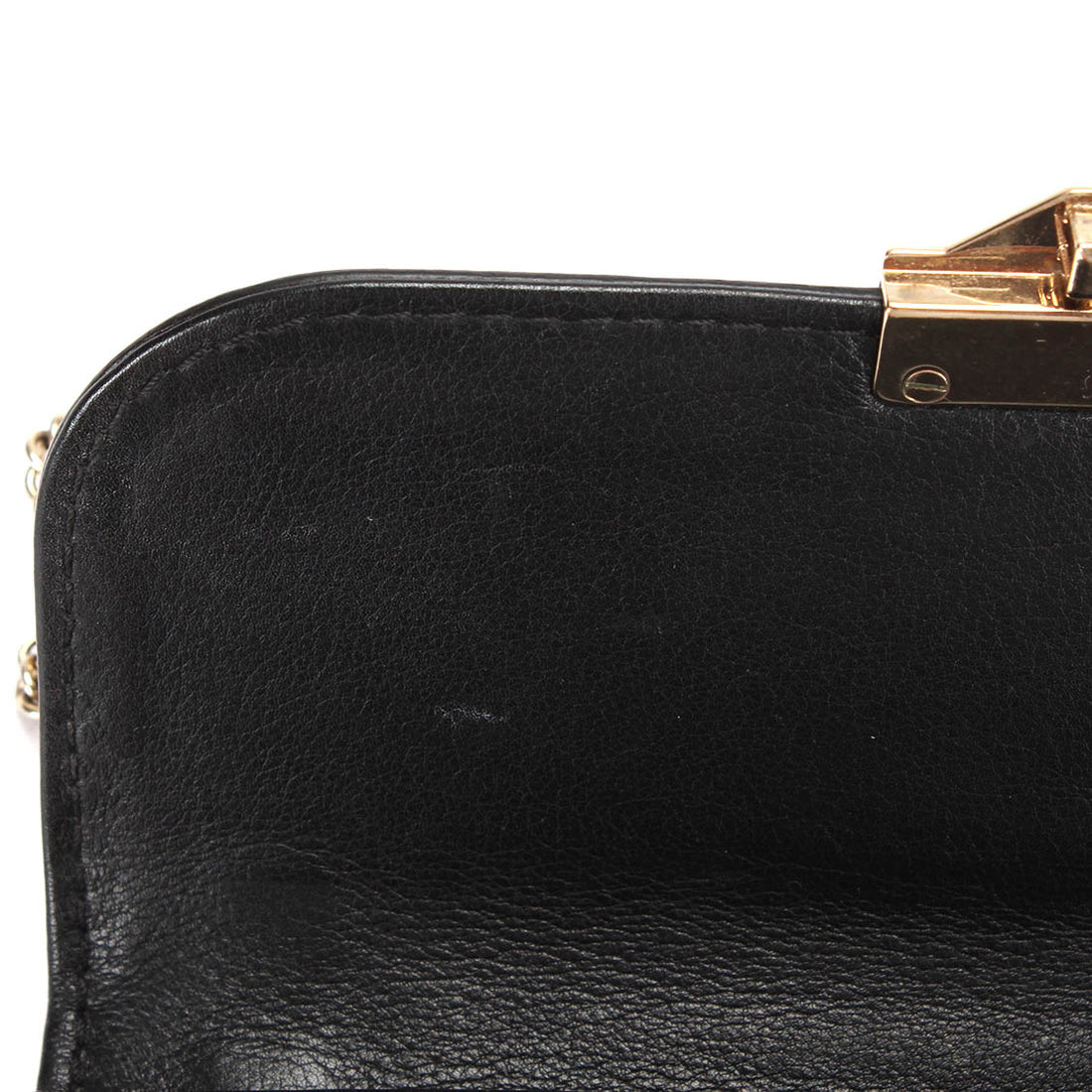 Glamlock Leather Crossbody Bag