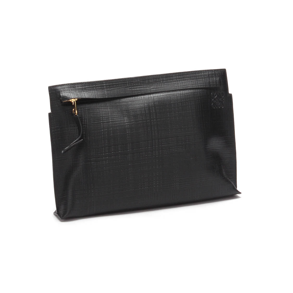 Textured Leather Clutch