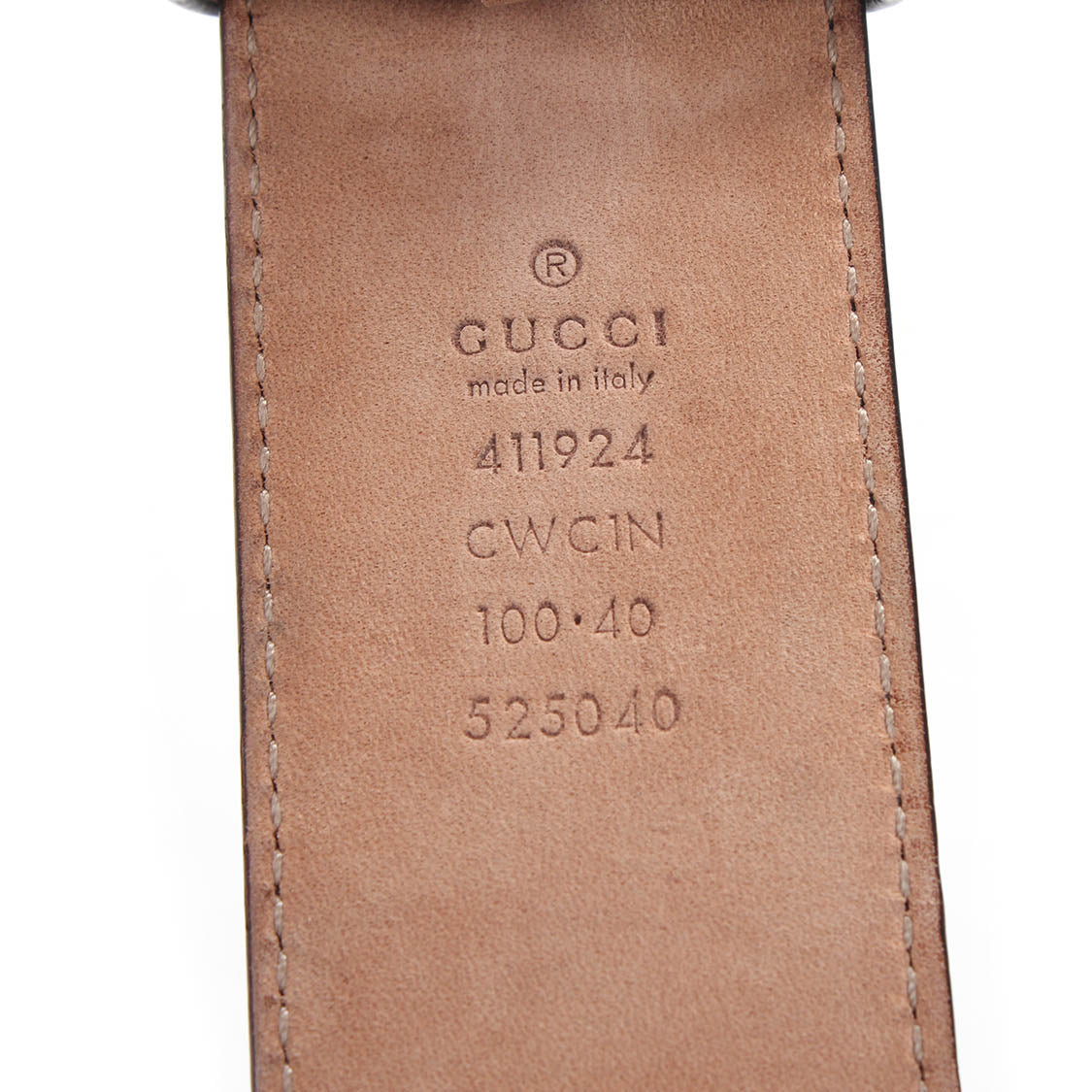 Guccissima Signature Belt 411924