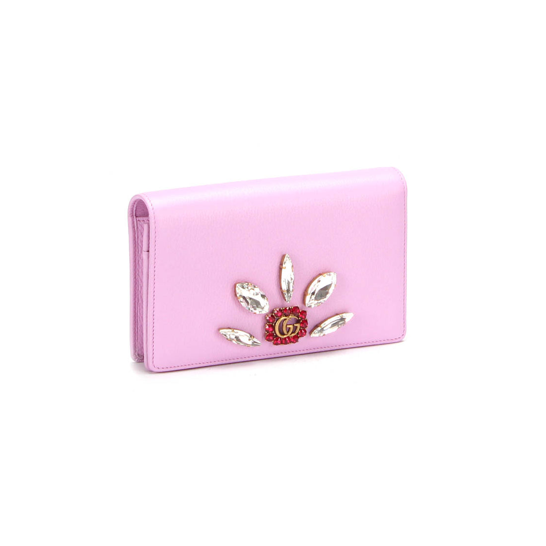 Mini Marquise Crystals GG Wallet on Chain 499782