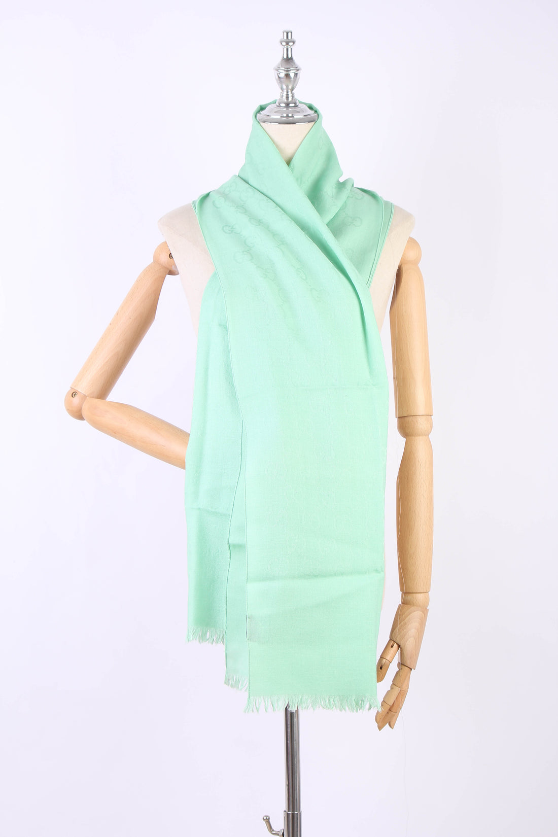 GG Wool and Silk Scarf