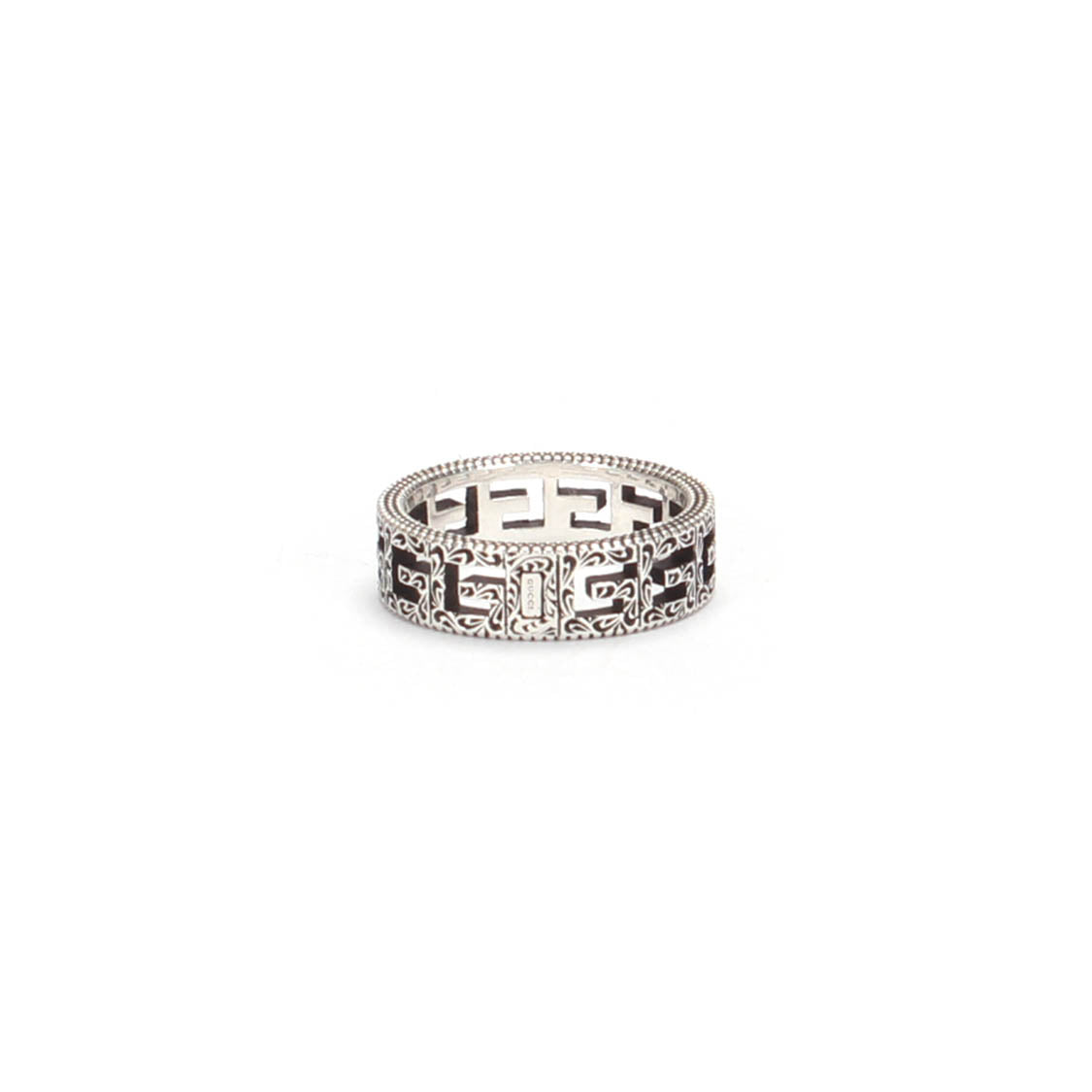 Silver Square G Ring