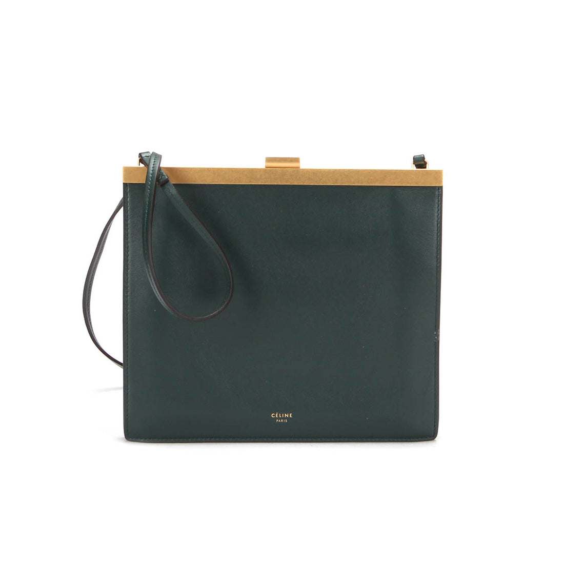 Mini Clasp Leather Crossbody Bag