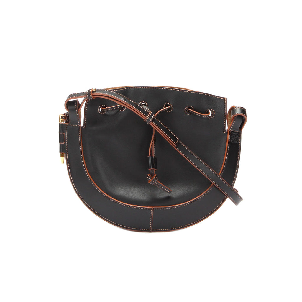 Leather Horseshoe Crossbody Bag – LuxUness