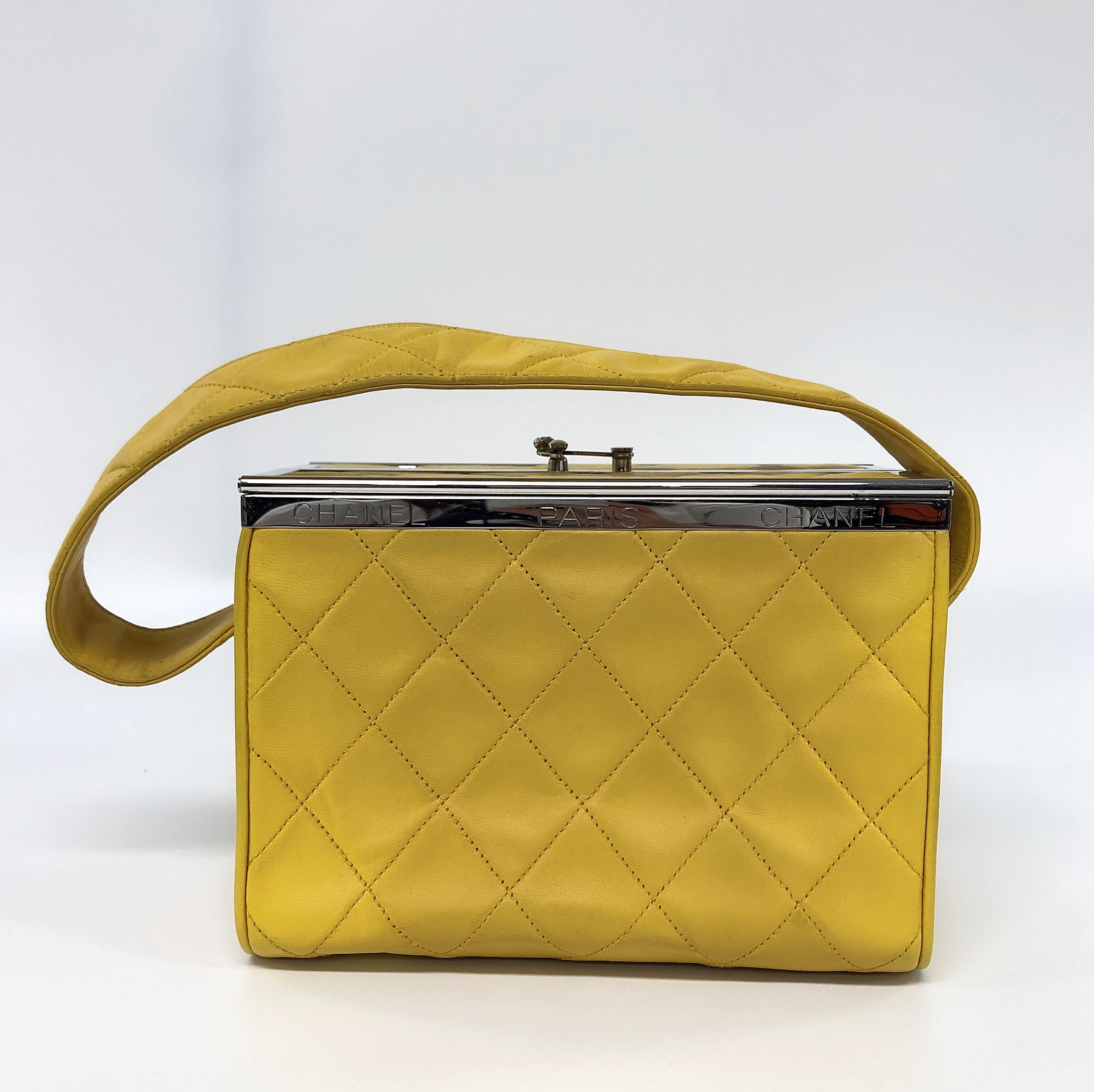 Quilted Lambskin Leather Handbag