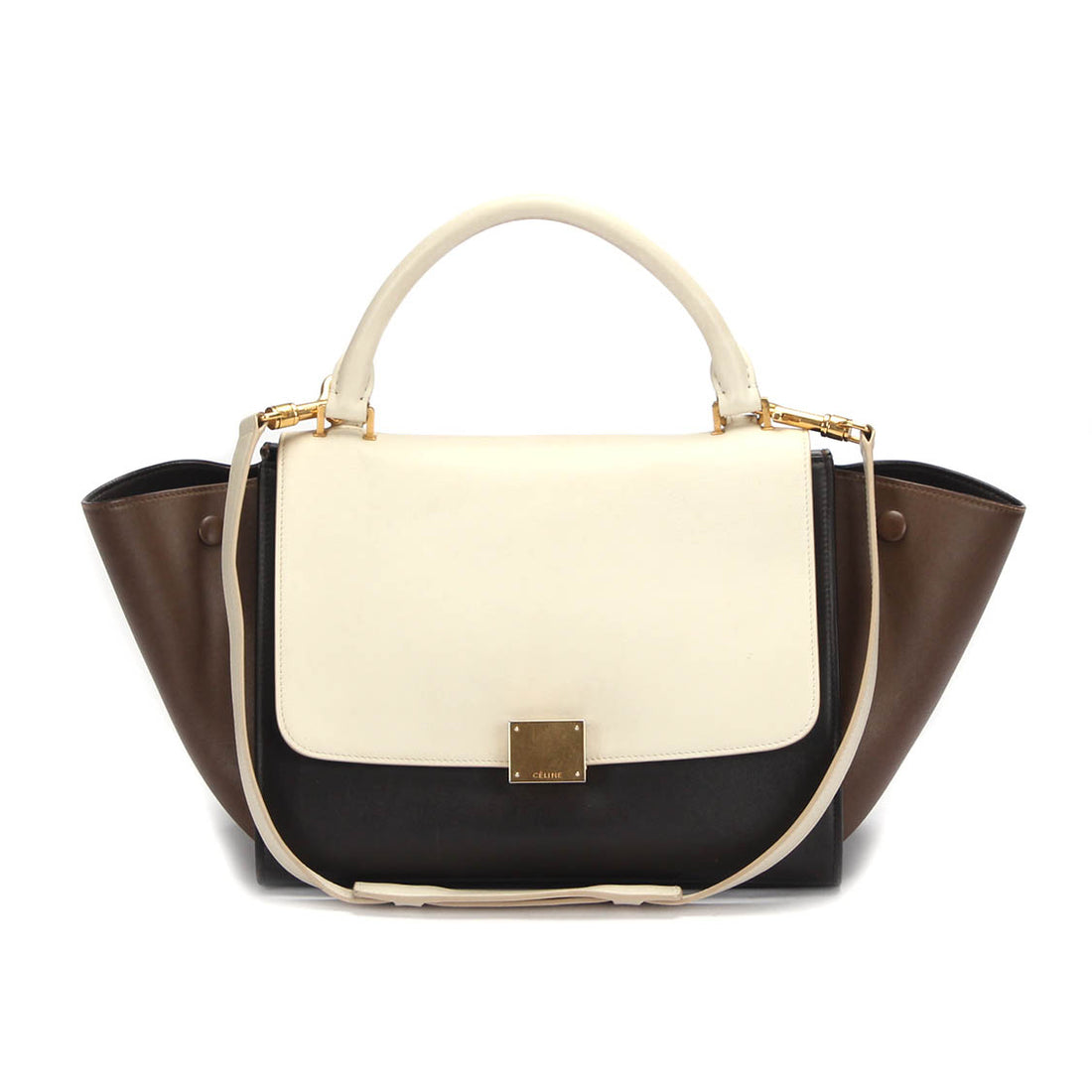 Trapeze Leather Shoulder Bag