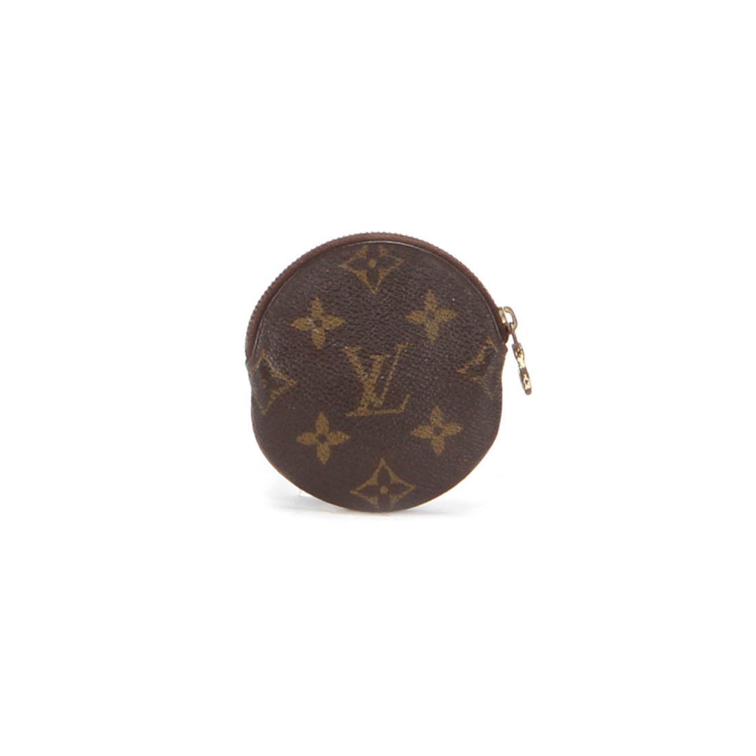 Monogram Round Coin Purse