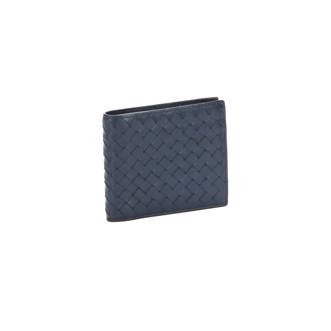 Intrecciato Bi-Fold Leather Wallet