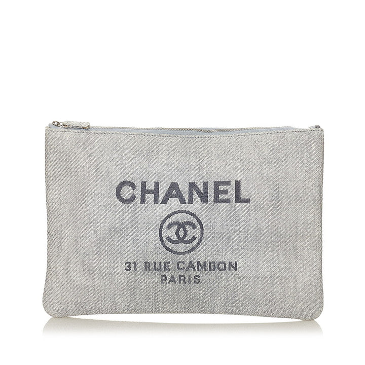 31 Rue Cambon Canvas Clutch