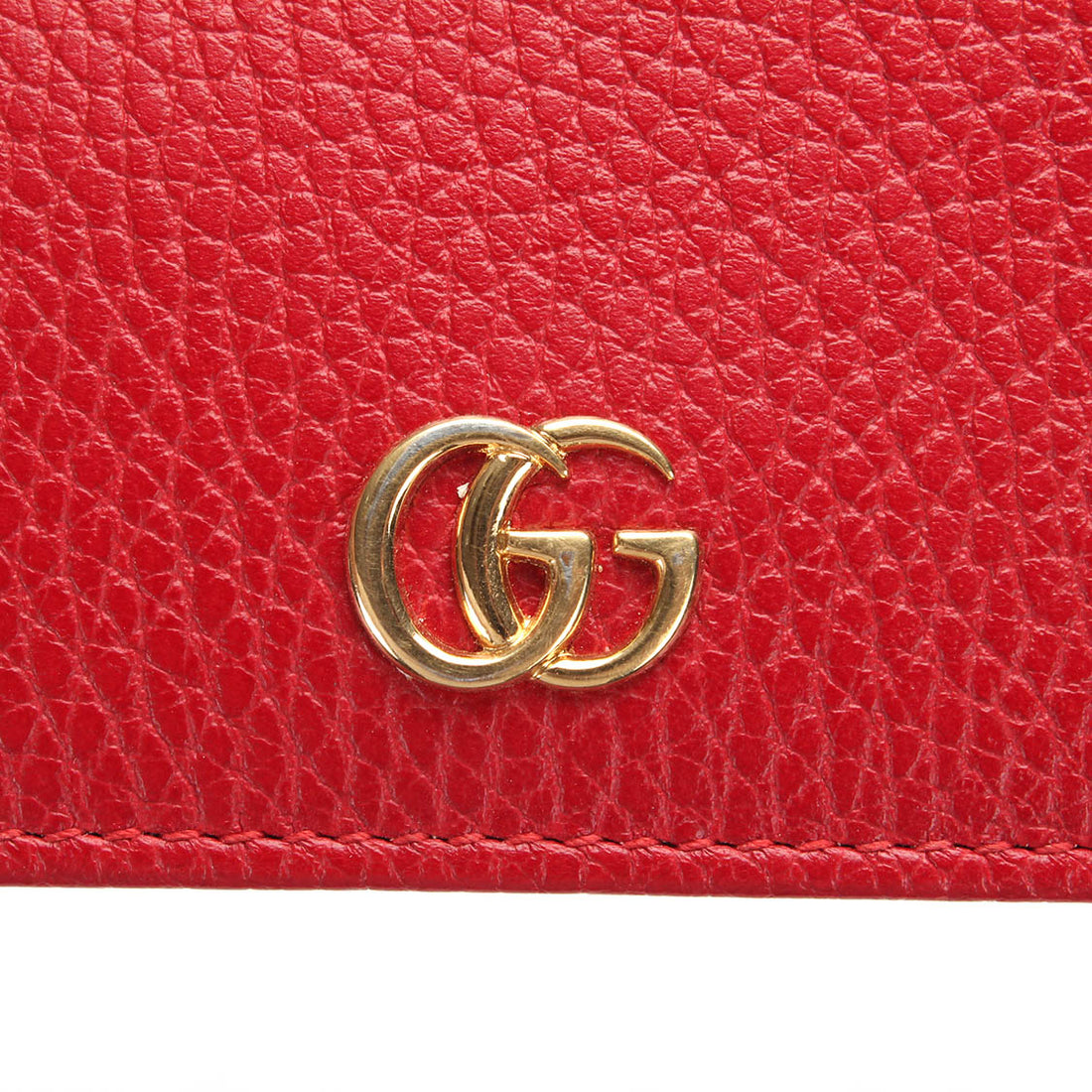 GG Leather Card Case 456126