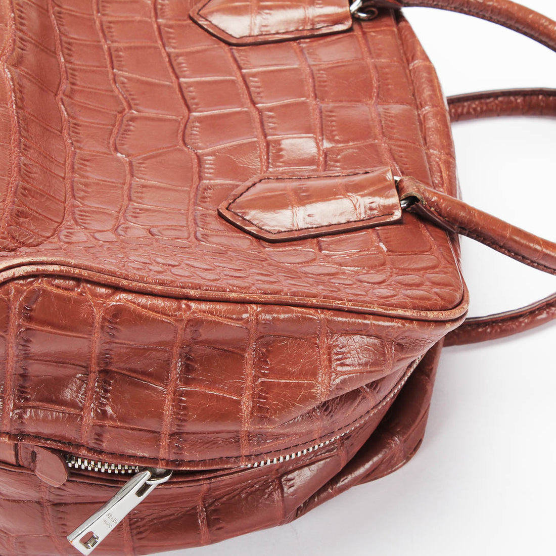 Crocodile Bauletto Handbag