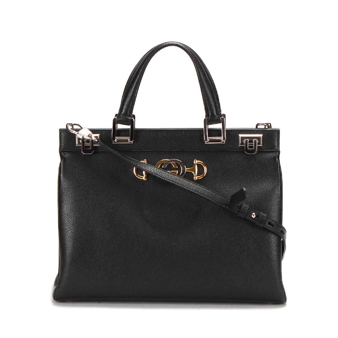 Medium Zumi Leather Shoulder Bag 564714