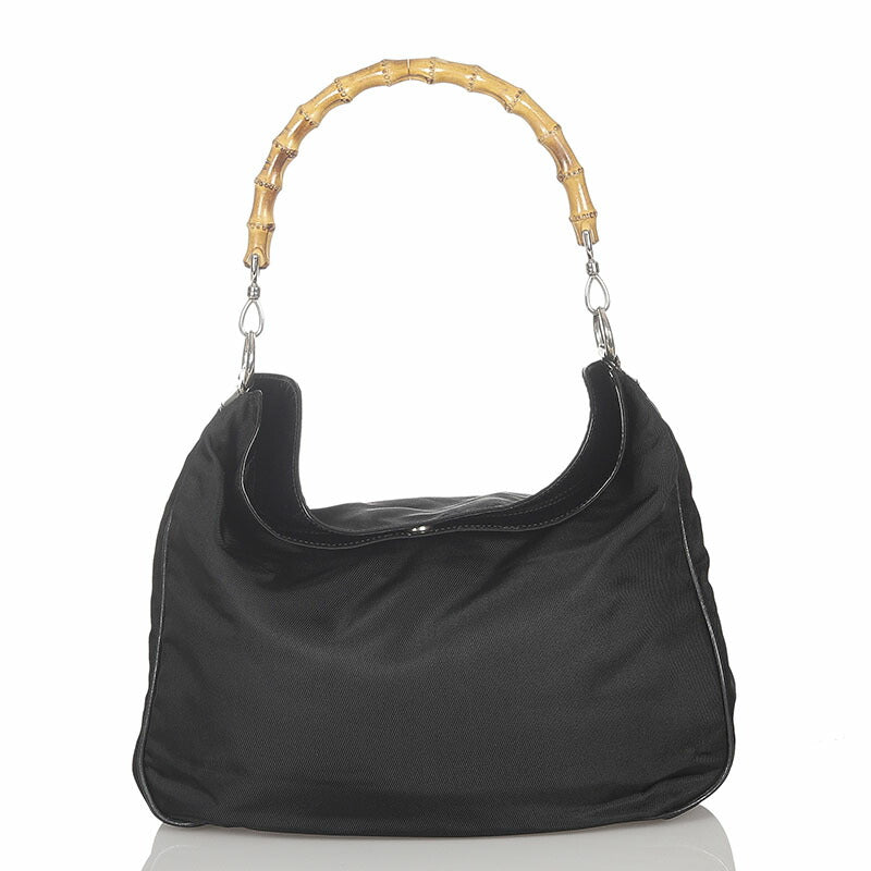 Bamboo Nylon Shoulder Bag