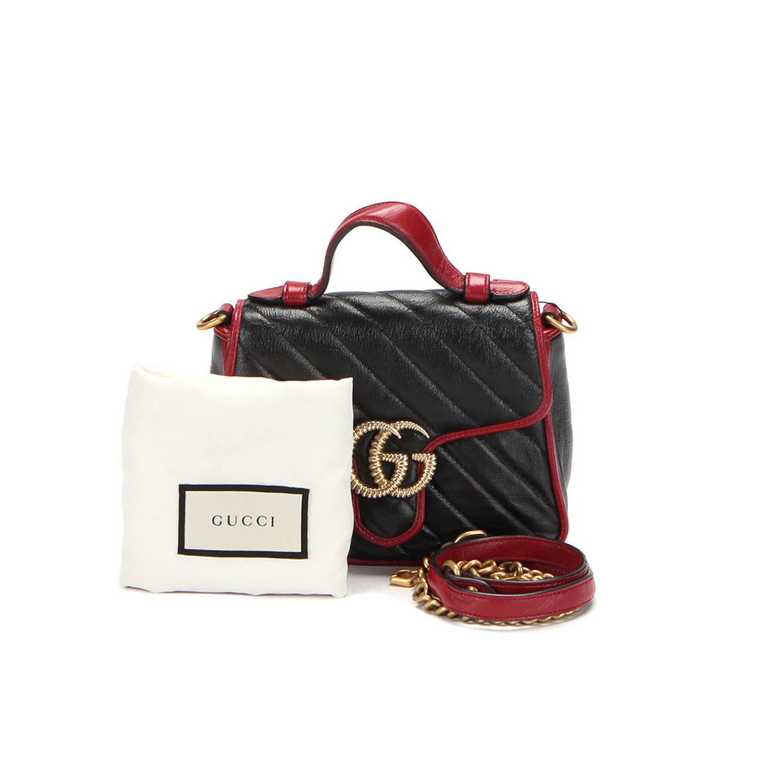 GG Marmont Mini Top Handle Bag 583571