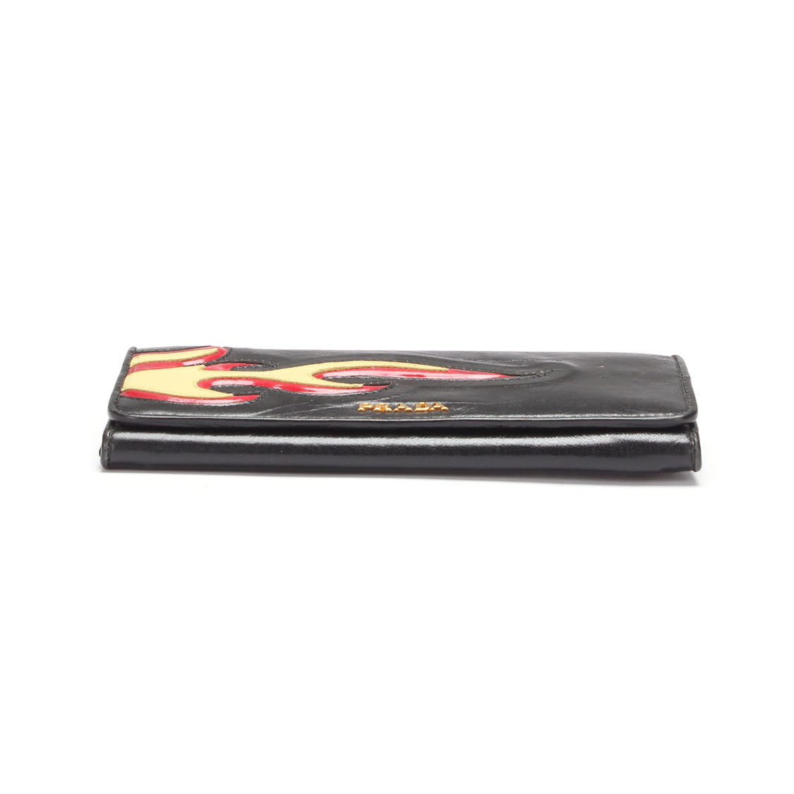 Nappa Flame Continental Flap Wallet