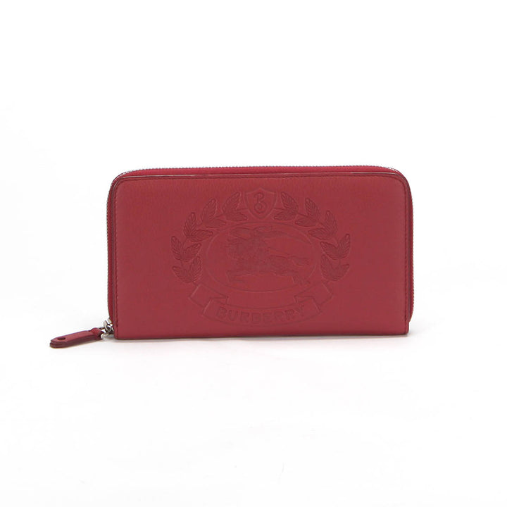 Logo Leather Long Wallet