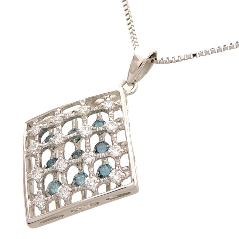 0.70ct Diamond Necklace in Pt900 Platinum/Pt850 Platinum