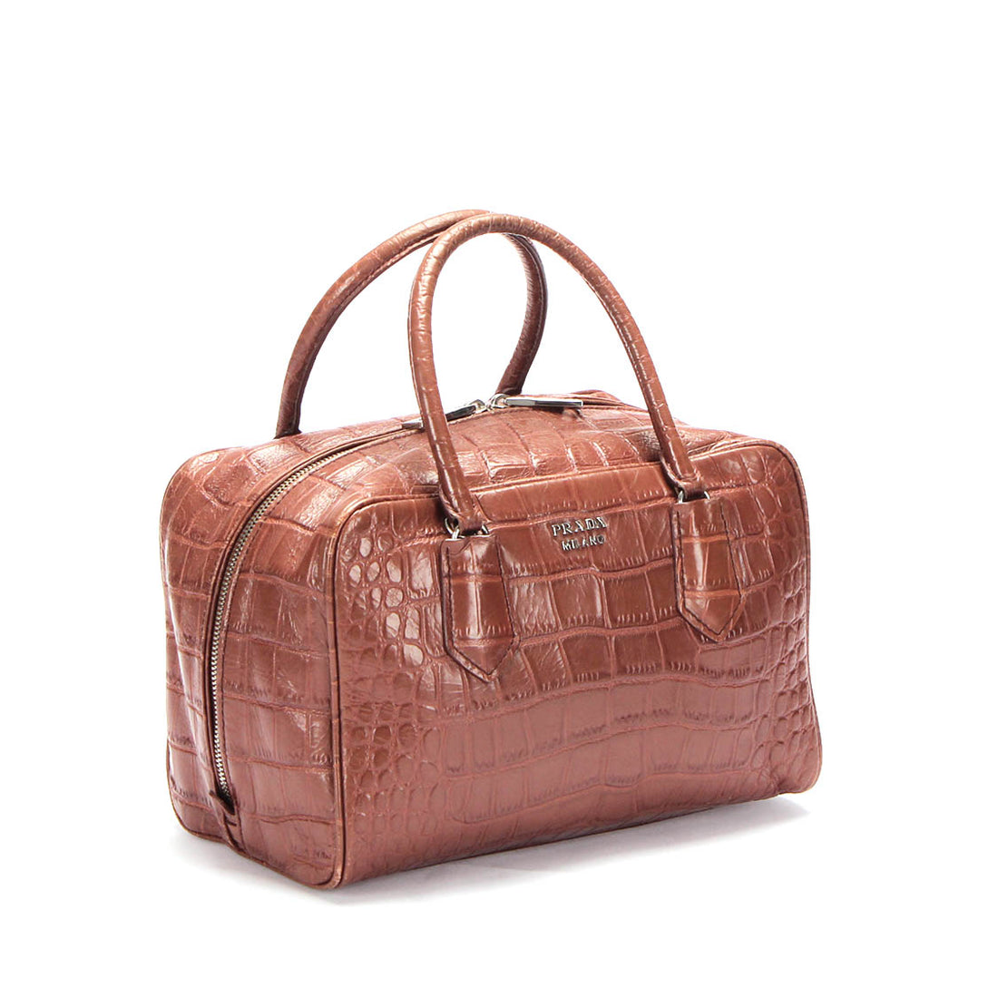 Crocodile Bauletto Handbag