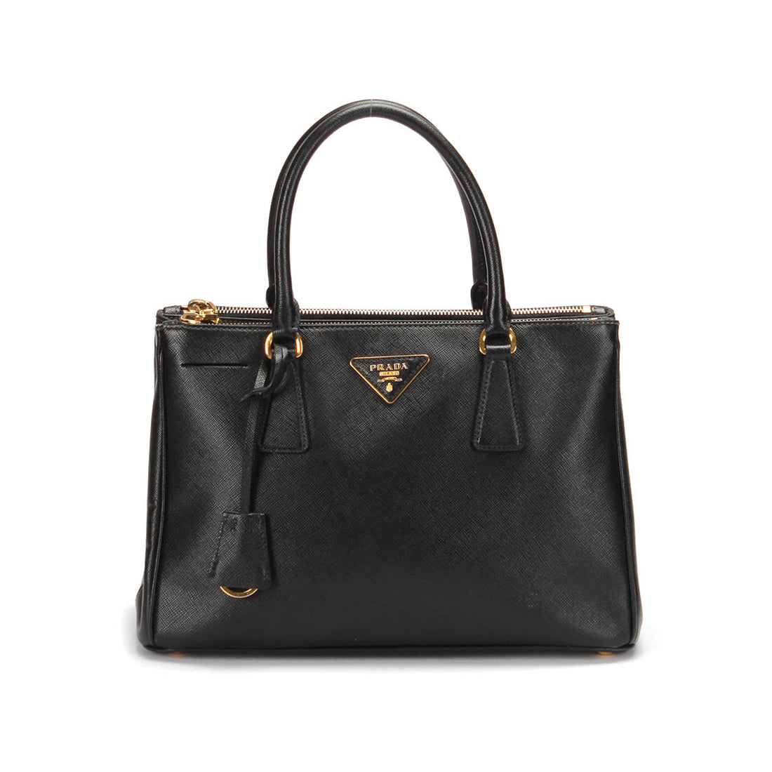 Saffiano Double Zip Galleria Tote Bag