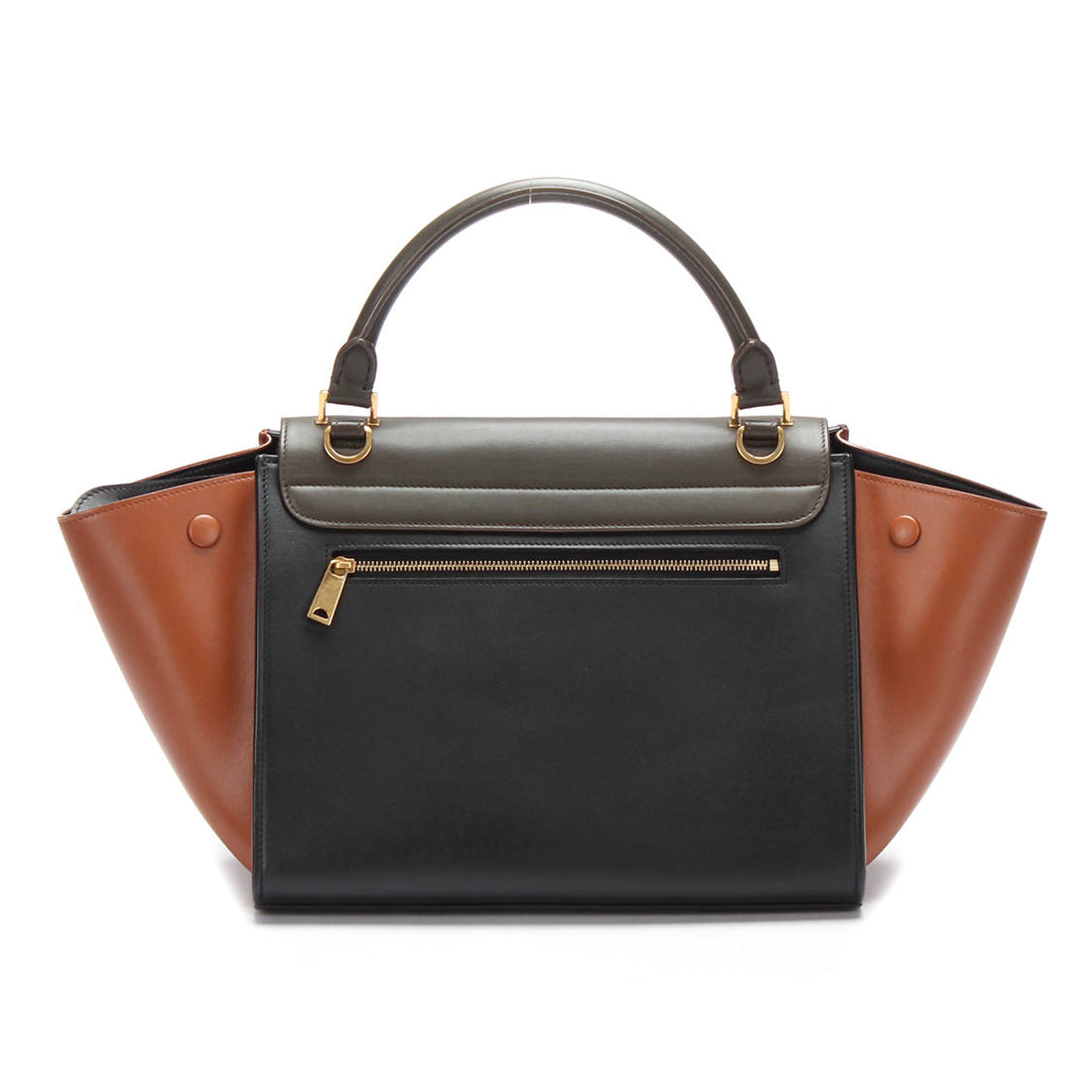 Trapeze Leather Shoulder Bag