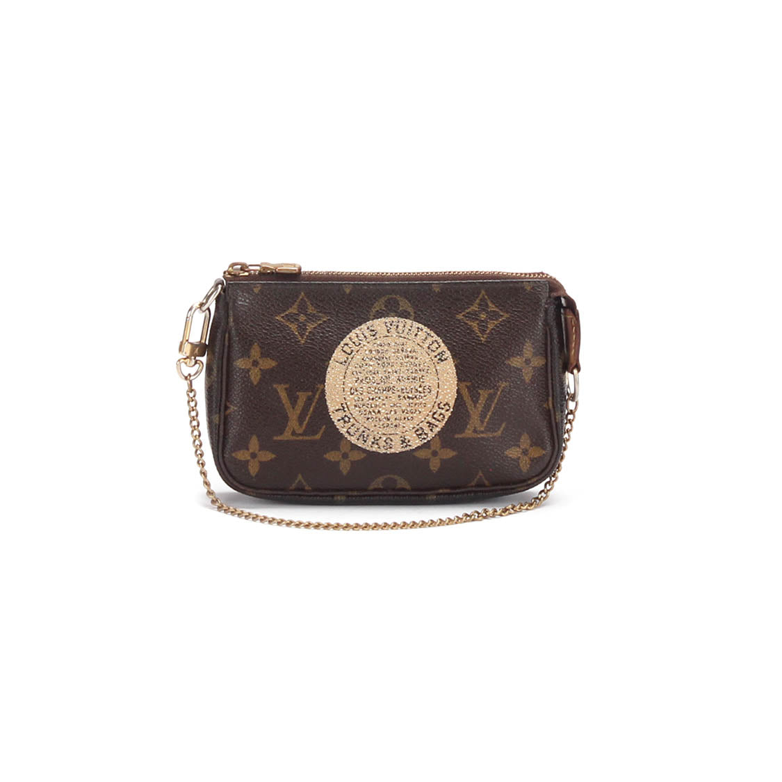 Brown Louis Vuitton Monogram Trunks and Bags Mini Pochette