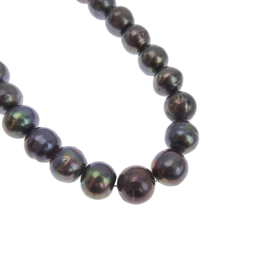 Tahitian Black Pearl Necklace 11-12mm - A Grade Pre-Owned for Women