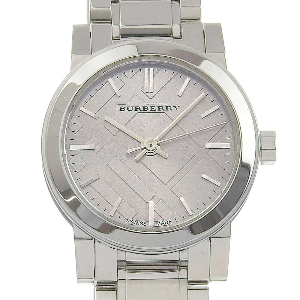Burberry Ladies Wristwatch, Silver, Stainless Steel, Swiss Made, Quartz, Silver Dial, BU9229【Used】A-Rank BU9229