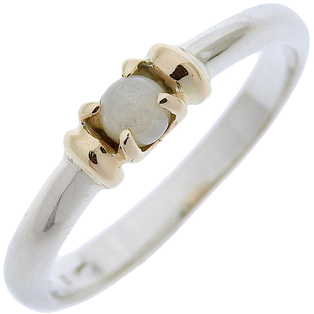 4°C Size 8.5 Ring in K10 Yellow Gold and Silver, Made in Japan, Women's - A- Rank Condition