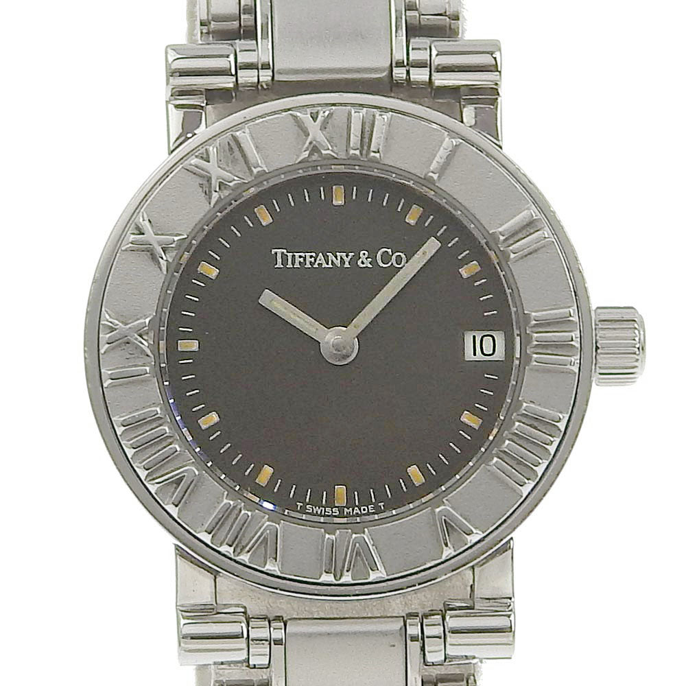 Tiffany Atlas Ladies' Wrist Watch, Swiss-Made Quartz, Silver Stainless Steel