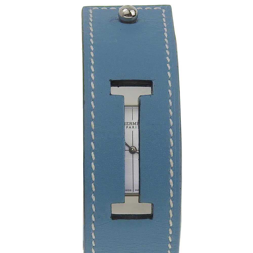 Hermes Clipper Midi CM1.210 Ladies’ Watch in Stainless Steel and Leather with Quartz Movement (Pre-owned, A-grade) CM1.210