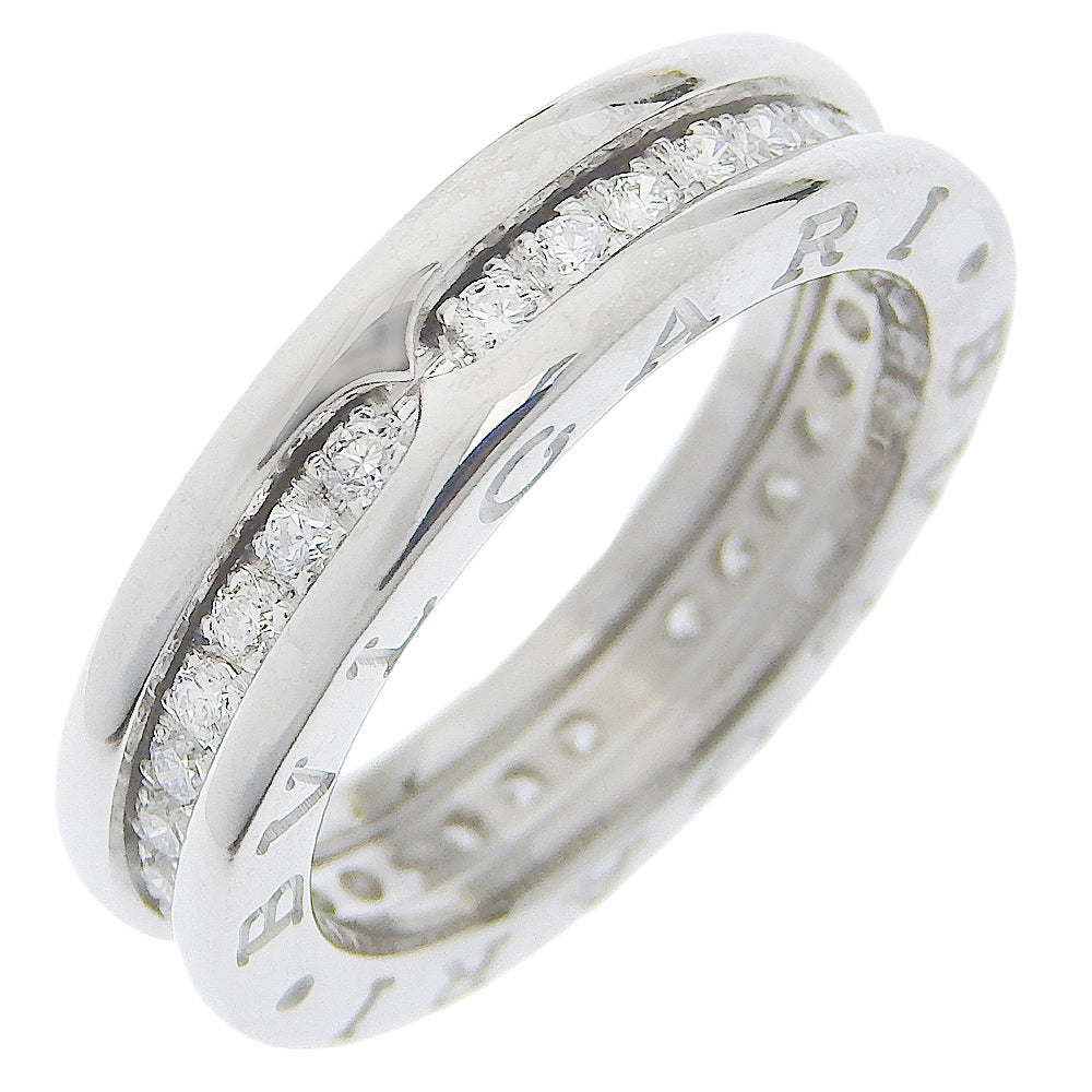 Bvlgari B-zero1 Eternity Ladies Ring, Size 9.5, 18K White Gold with Diamonds