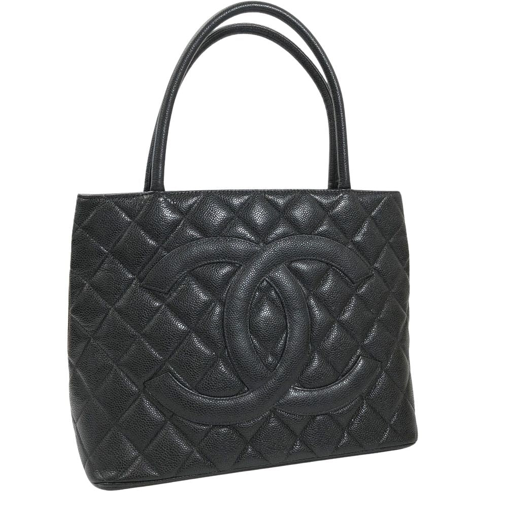 CC Caviar Medallion Tote A01804