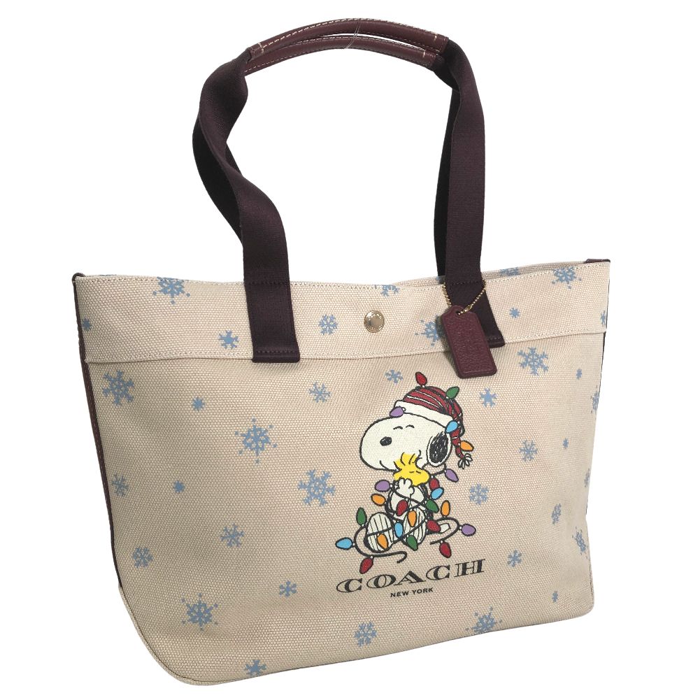 Canvas Peanuts Snoopy Tote Bag CE854