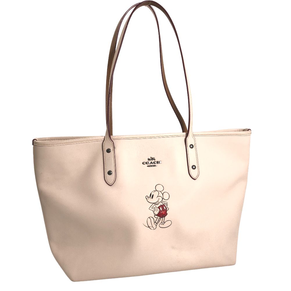 Leather Disney Mickey City Tote Bag F59357