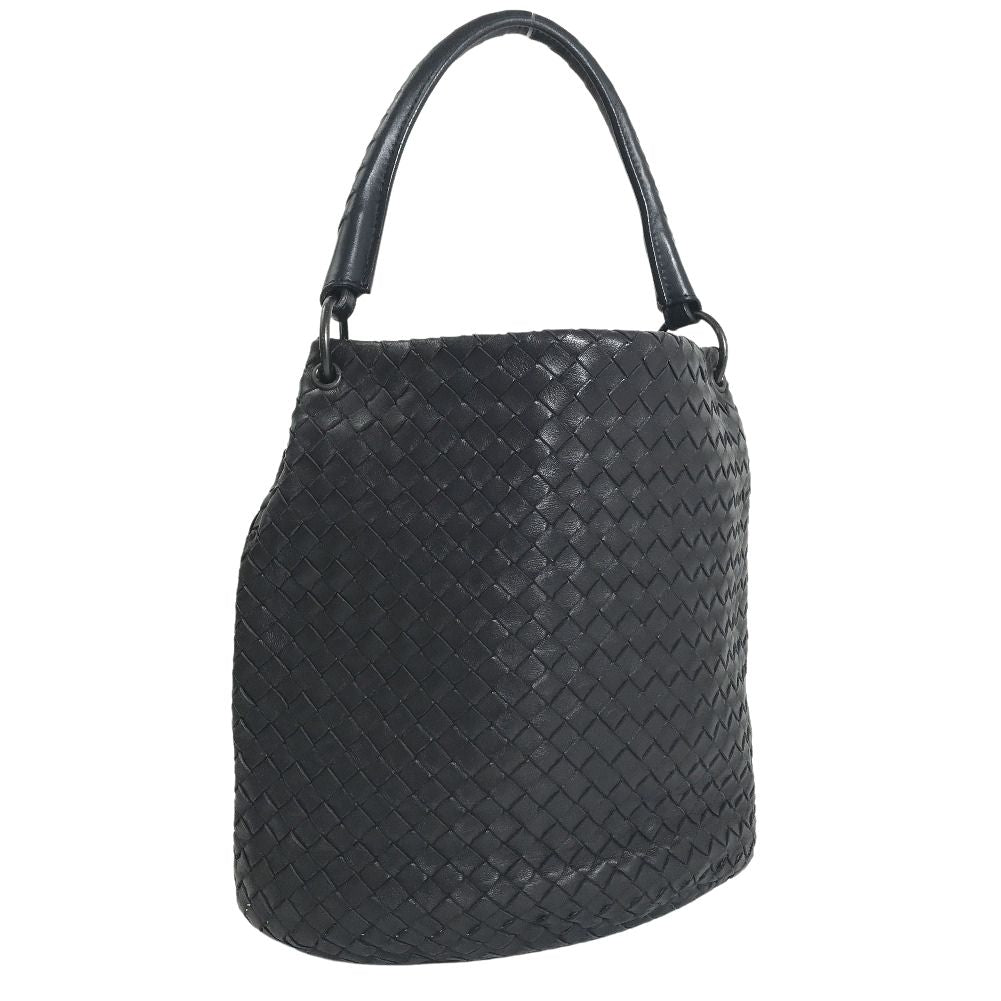 Intrecciato Leather Bucket Hobo Bag 255690