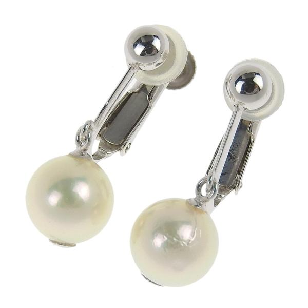 [LuxUness] 14k Gold Pearl Earrings Metal Earrings in Excellent condition