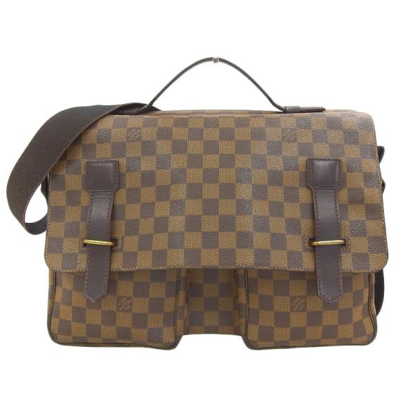 Louis Vuitton Damier Ebene Broadway Canvas Handbag N42270  in Good condition