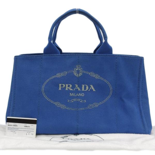 Prada Canapa Logo Handbag Canvas Tote Bag BN1872 in Good condition