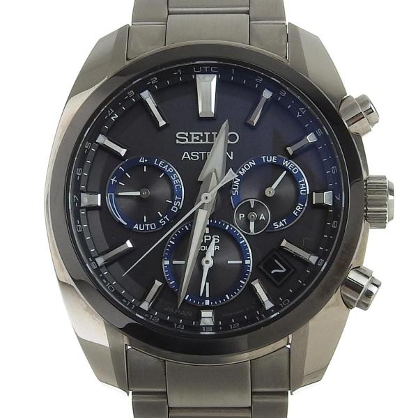 SEIKO Astron Men's GPS Solar Silver Stainless Steel Watch  SBXC053 5X53 0AJ0