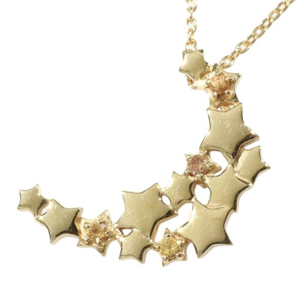 18K Sapphire Star Motif Necklace
