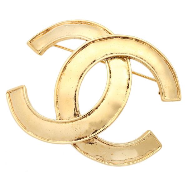 Chanel CC Logo Brooch  Metal Brooch in Excellent condition