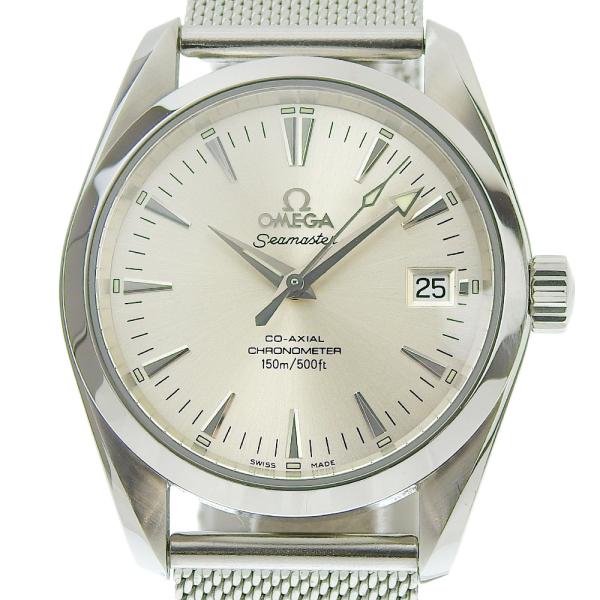 Omega Seamaster Aquaterra - Silver Chronometer Men’s Watch with Date Feature and Stainless Steel (SS) [Pre-owned] 2504 30