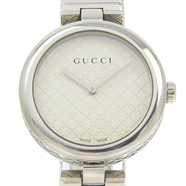 Gucci Diamantissima Ladies Wristwatch in Silver [Pre-owned] 141 4