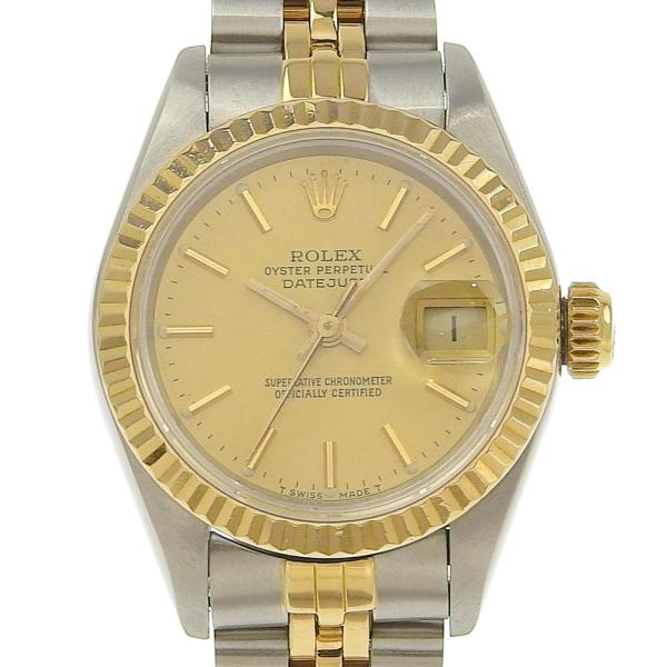 Rolex Datejust Men's Wristwatch in Stainless Steel/Yellow Gold, Silver [Pre-owned] 79173.0