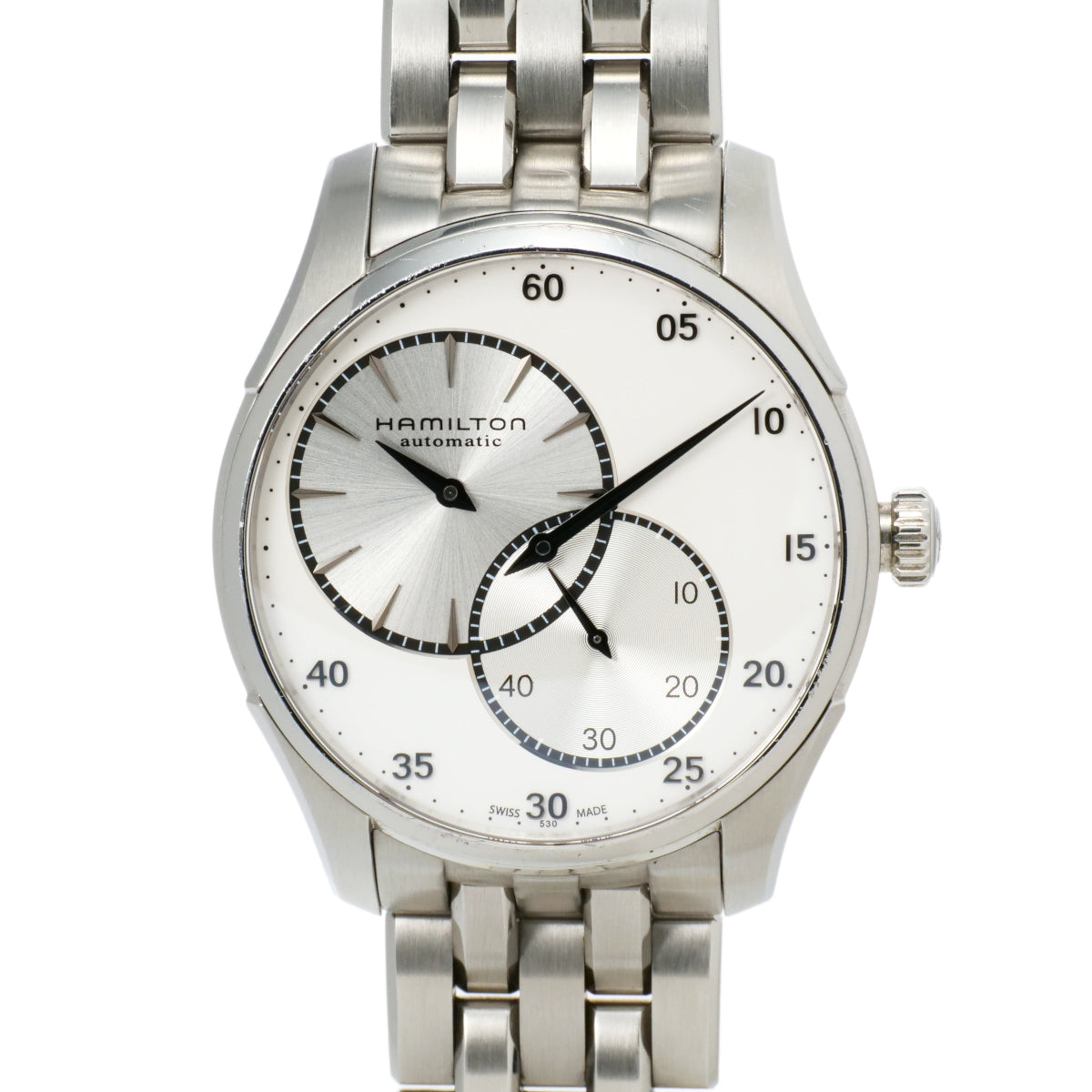 Hamilton Jazzmaster Regulator H426150 Men's Automatic Watch, Stainless Steel Silver H426150