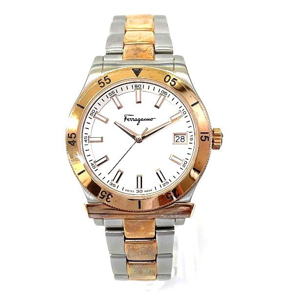Salvatore Ferragamo FH0010017 Quartz Gold Men's Watch [Used] FH0010017