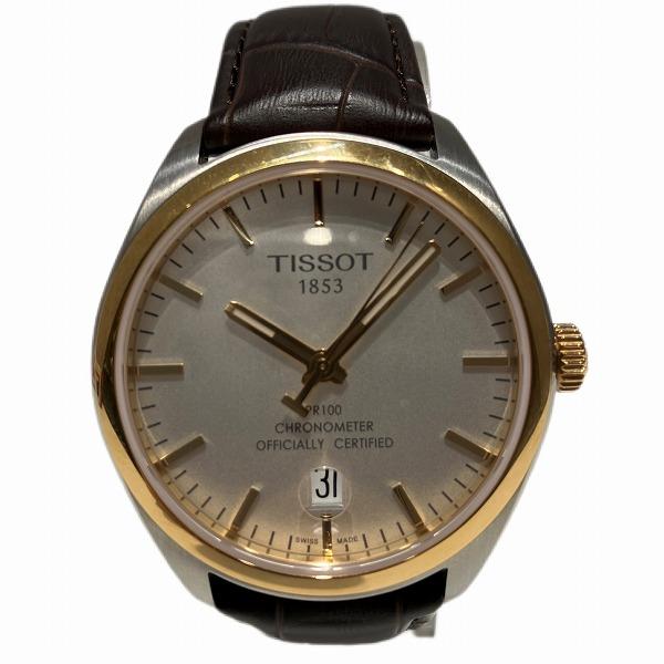 Tissot Men's White Stainless Steel Quartz Watch - Model T101451A (Pre-owned) T101451A